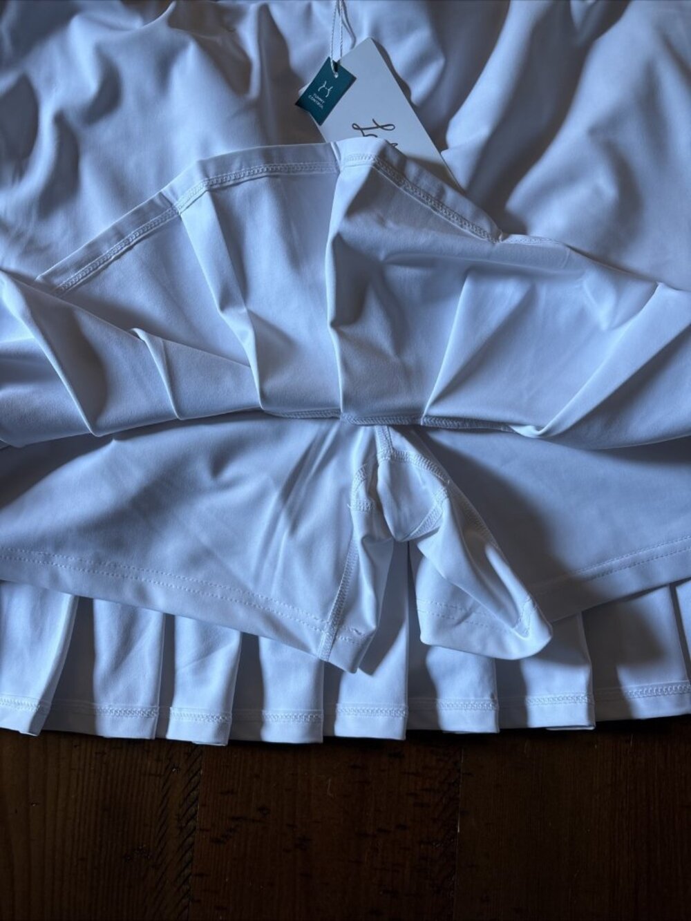 Lady Hagen Women's 17” Tummy Control Pleated Golf Skort Size XXL White - Picture 2 of 7